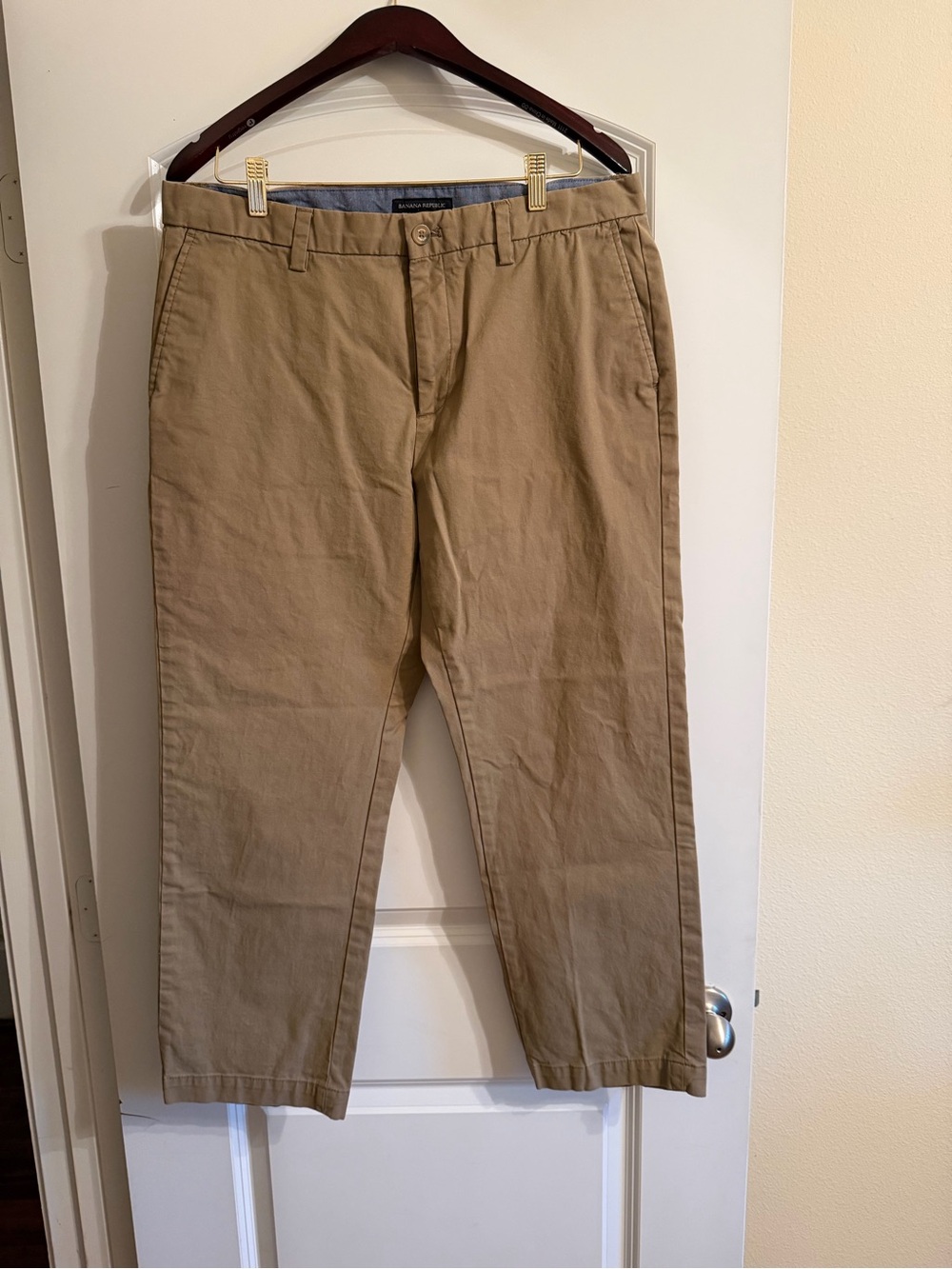 Banana Republic Khaki/Tan Chinos - Classic Straight Fit